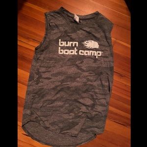 Burn Boot Camp Camo Muscle Tank